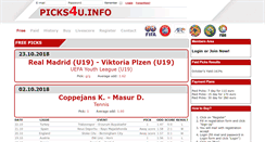 Desktop Screenshot of picks4u.info