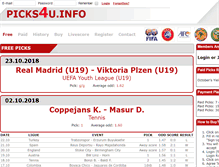 Tablet Screenshot of picks4u.info